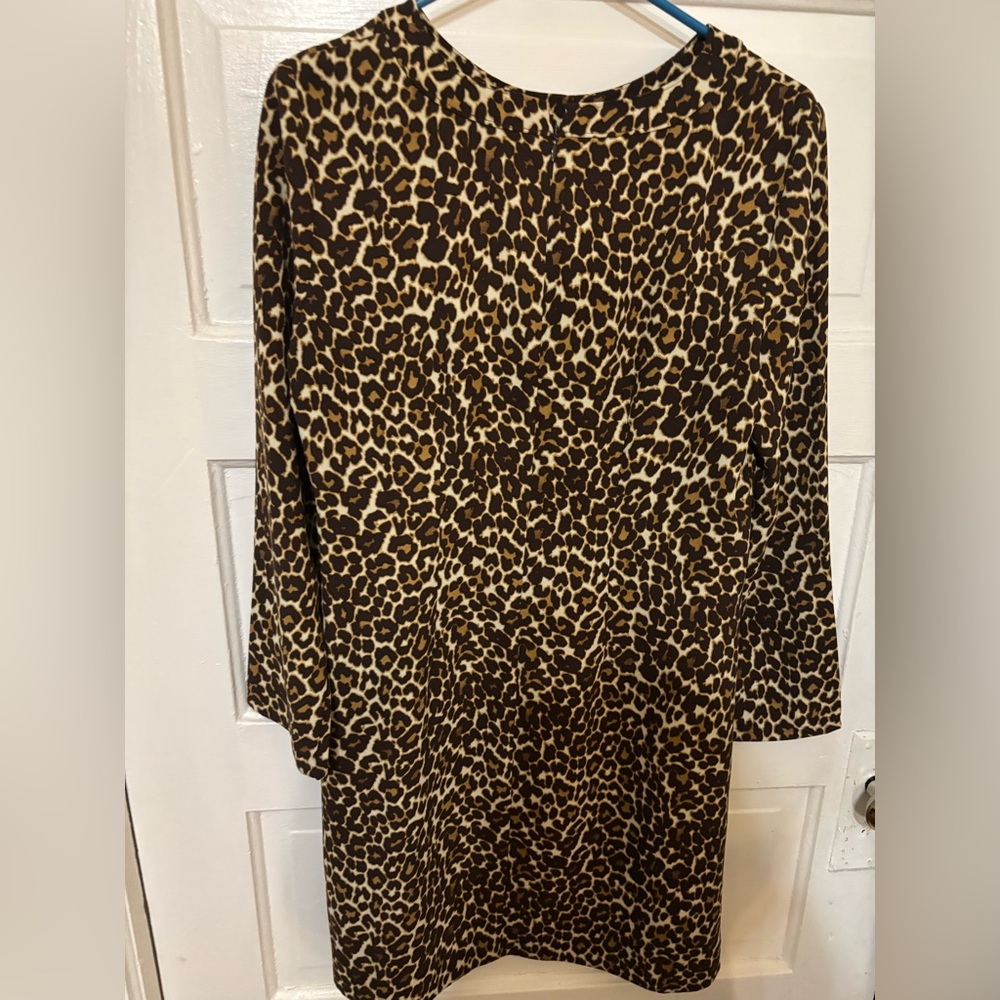 J Crew Factory leopard print shift dress sizes